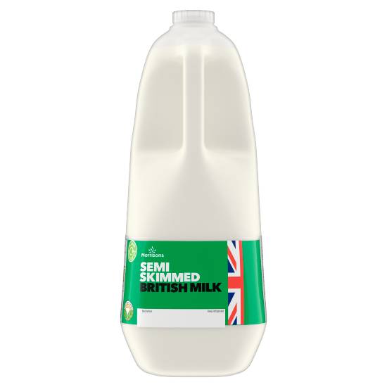 Morrisons Semi Skimmed British Milk (2.27L)