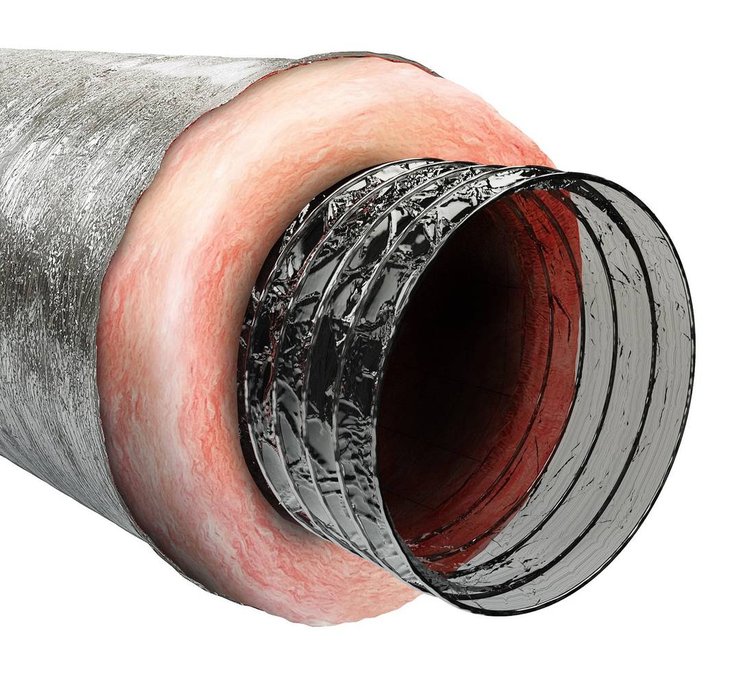 IMPERIAL 6.0-in x 25-ft Polyester Insulated Flexible Duct 6.0 - R | MEA-0625-6