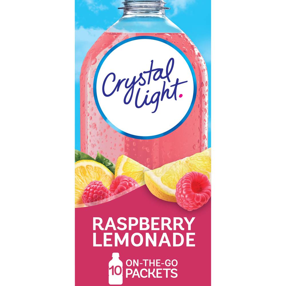 Crystal Light Raspberry Lemonade Drink Mix (10 ct, 0.8 oz)