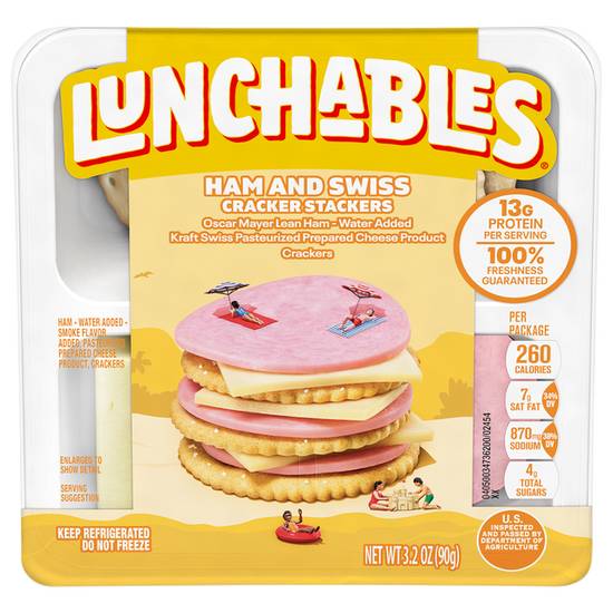 Oscar Mayer Lunchables Ham&Swiss Cheese With Crackers