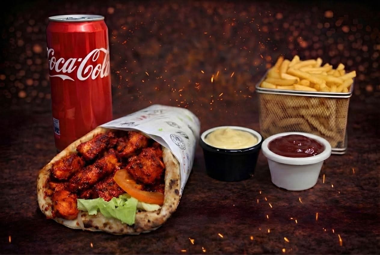 🫓 Menu Cheese Naan Chicken Tikka | Poulet Mariné & Frites