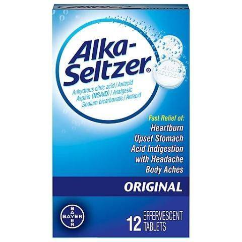 Alka-Seltzer Effervescent Tablets Original 24ct