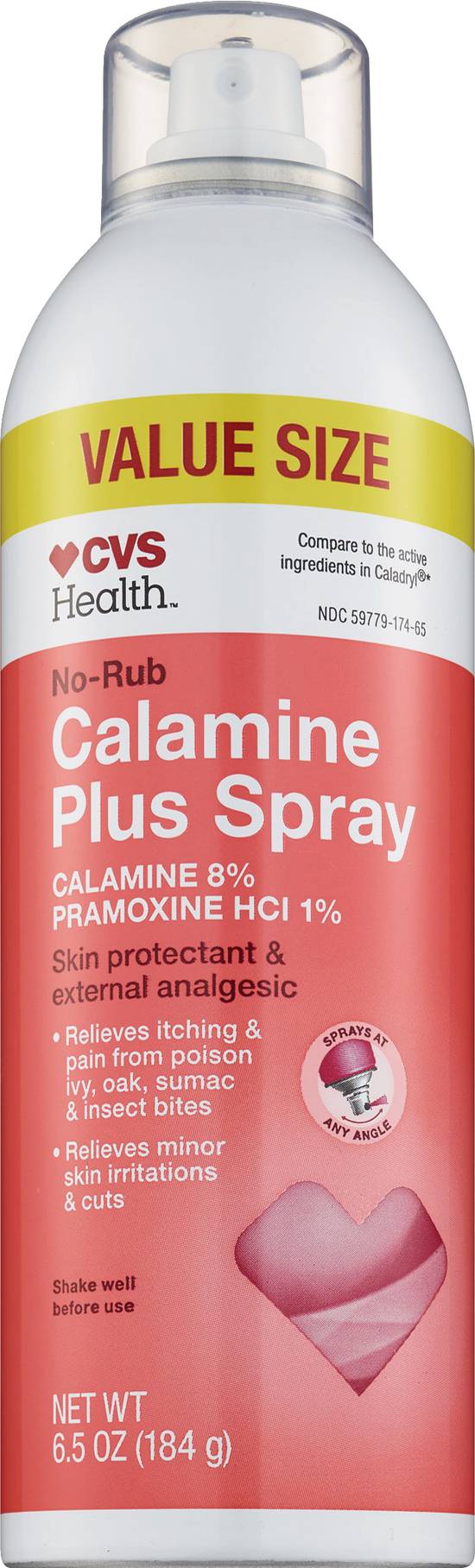 Cvs Health No Rub Calamine Plus Spray
