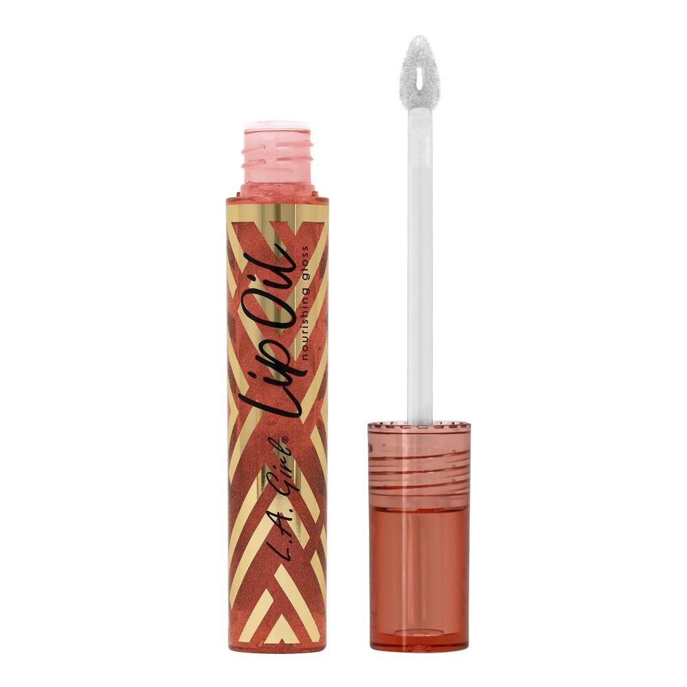 La Girl Lip Oil Shimmer Coconut