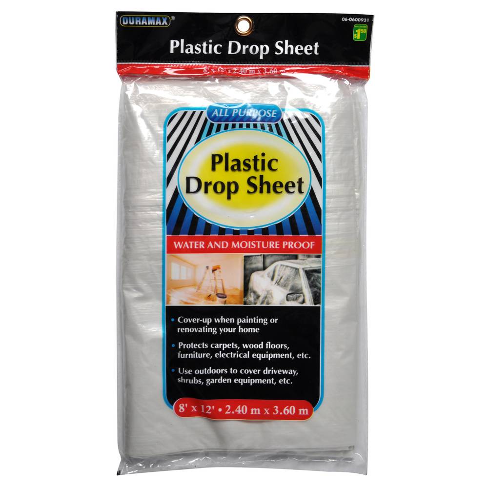 Duramax Plastic Drop Sheet