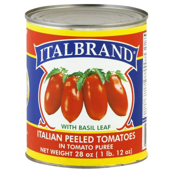 Italbrand Italian Peeled Tomatoes Puree With Basil (28 oz)