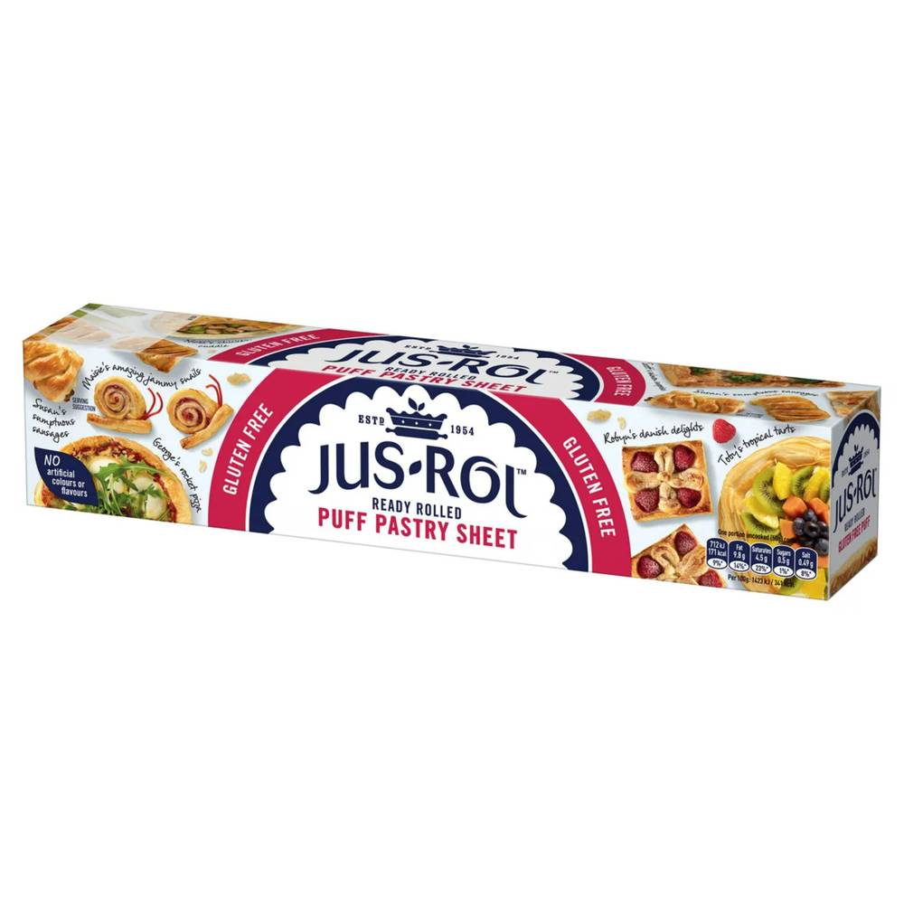 Jus-Rol Gluten Free Ready Rolled Puff Pastry (280g)