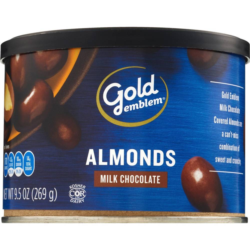 Gold Emblem Chocolate Covered Almonds