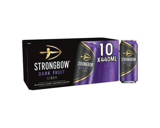 Strongbow Dark Fruit Cider 10 x 440ml Cans