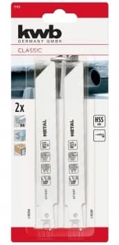 Hojas de Sierra de Sable para Metal KWB 2 uds