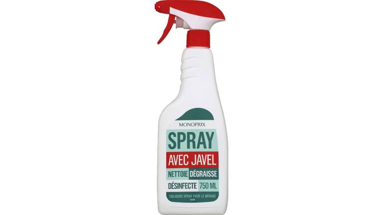 Monoprix Spray avec javel Le spray de 750 ml