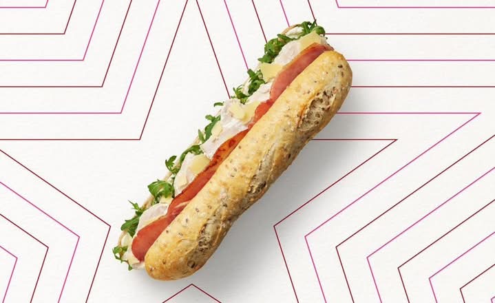 Chicken Caesar & Bacon Baguette