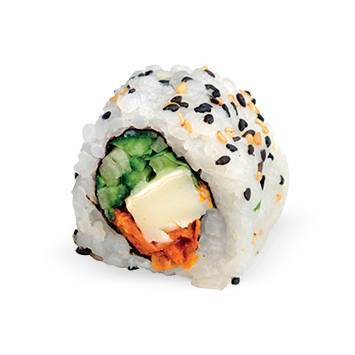 California Roll's concombre tomate séchée chèvre basilic