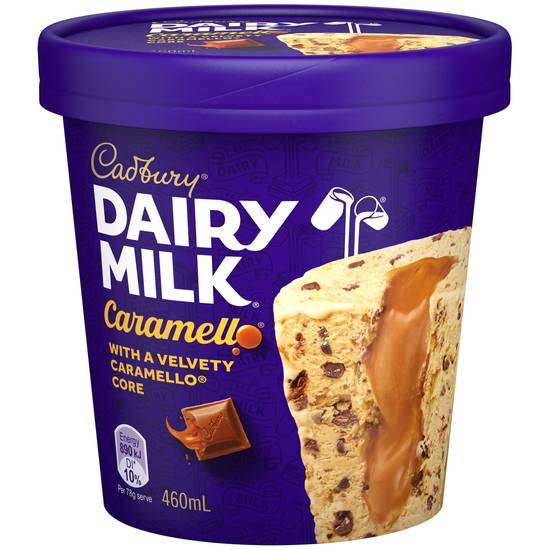 Cadbury Dairymilk Caramello Ice Cream 460ml