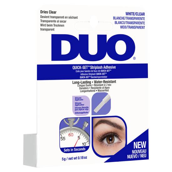 Duo Striplash Adhesive Quick Set (white-clear)