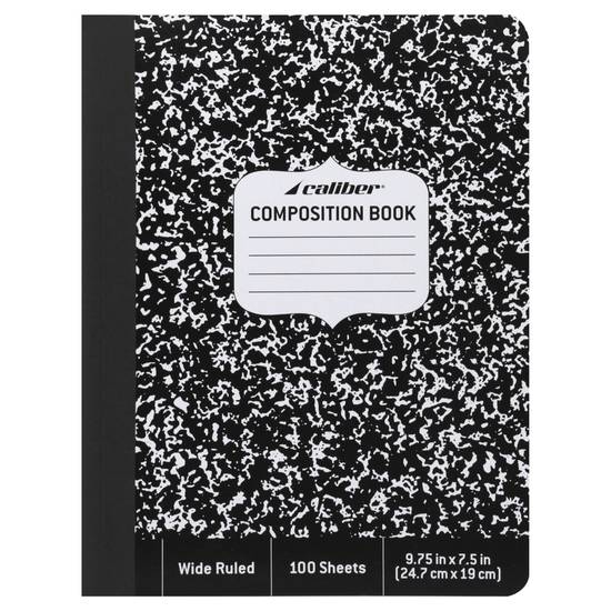 Caliber Composition Book (black)