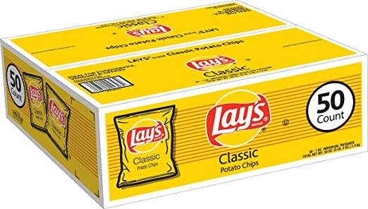 Lays - Classic Potato Chips - 50 ct (1X50|1 Unit per Case)