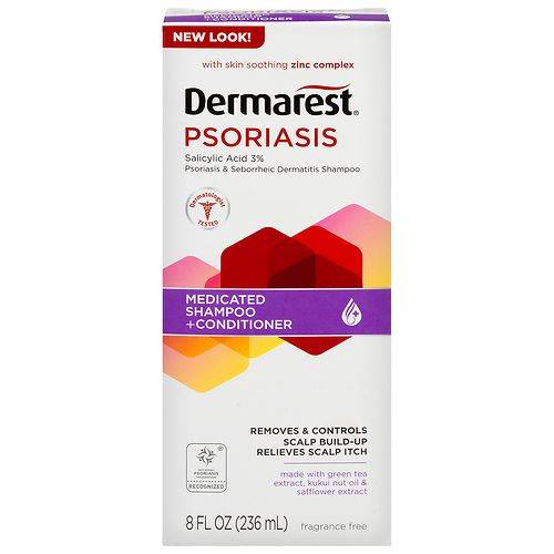 Dermarest Psoriasis Max Strength Medicated Shampoo + Conditioner - 8.0 fl oz