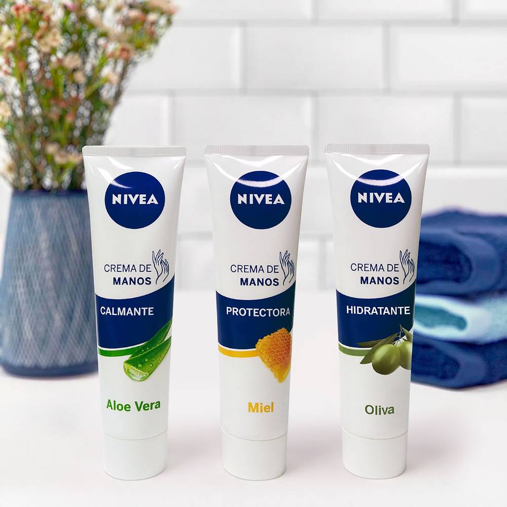 Nivea Crema Manos A.Oliva 100 – Handcreme Mit Olivenöl, Pflegt Intensiv Und Macht Hände Geschmeidig