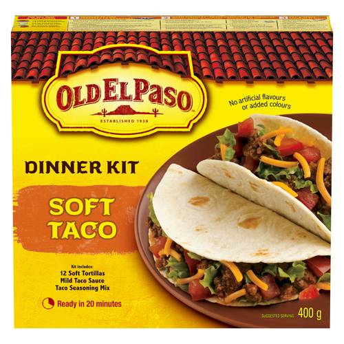 Old El Paso Soft Taco Dinner Kit (400 g)