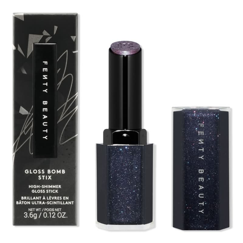 Fenty Beauty Limited Edition Midnight Diamonds Gloss Bomb Stix High-Shimmer Gloss Stick CAVIAR CRYSTALZ