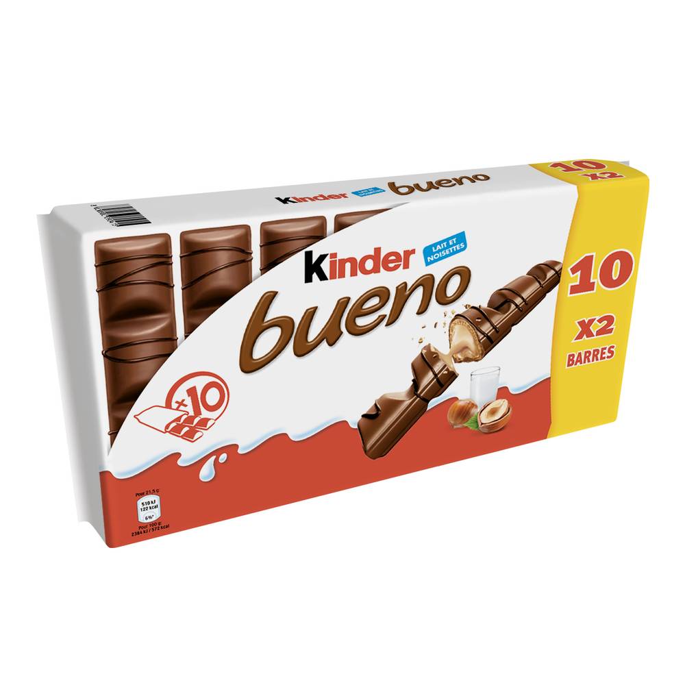 Kinder - Bueno gaufrettes de chocolat au lait