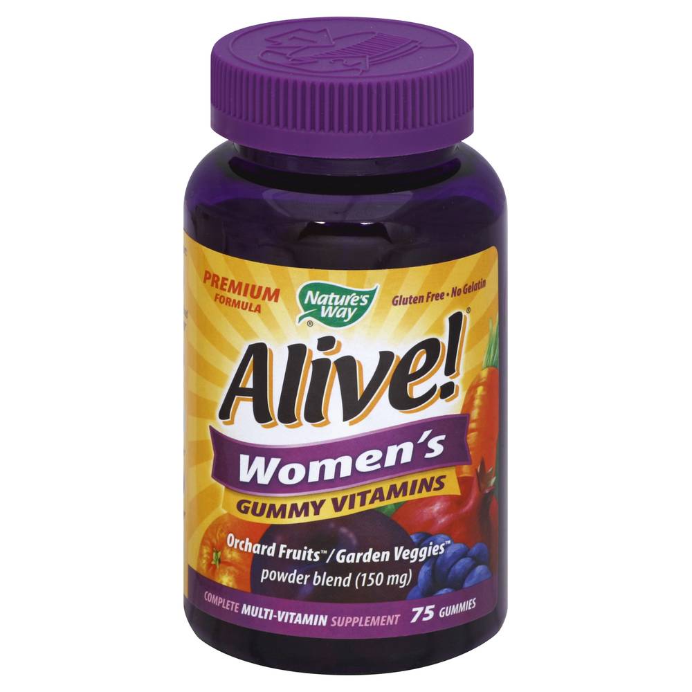 Nature's Way Alive! Women's Gluten Free Multi-Vitamin Gummies (75 gummies)