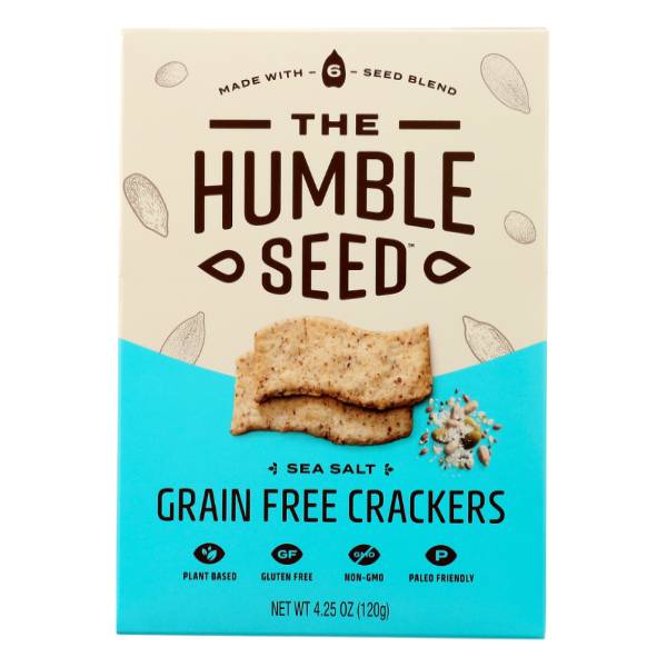 The Humble Seed Grain Free Crackers (sea salt)