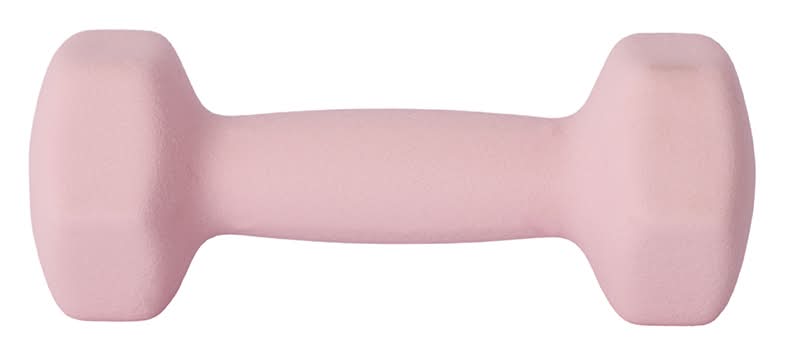 Miniso · Mancuerna antideslizante con revestimiento de neopreno de 1.36 kg, rosado