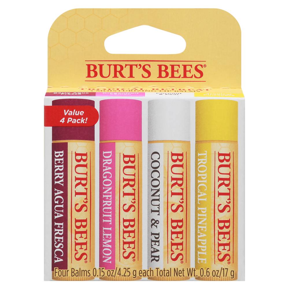 Burt's Bees Natural Origin Lip Balm (assorted) (4 ct)