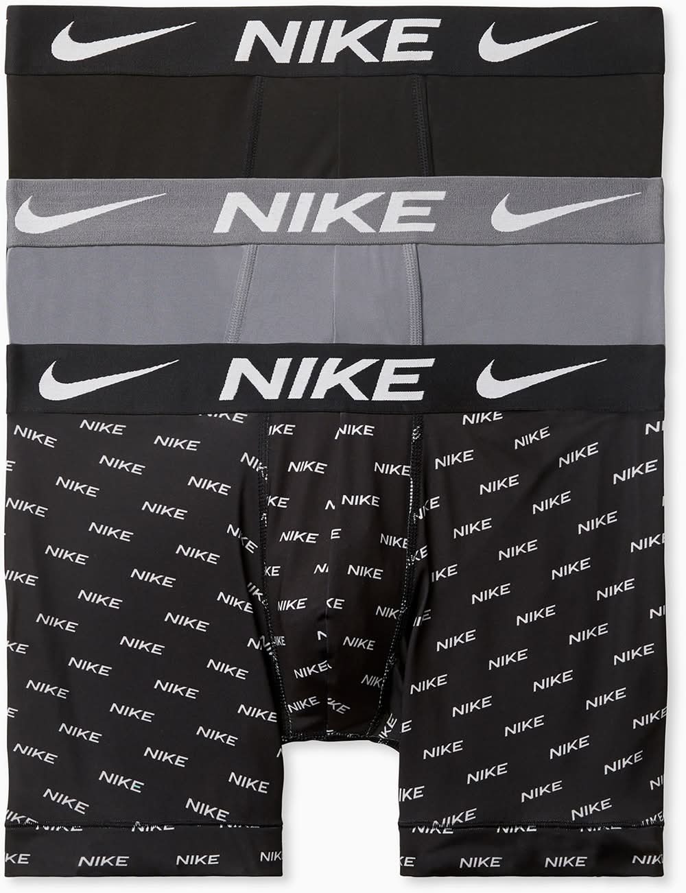 Nike Dri Fit Essentials Micro Boxer Briefs, Men, XXL, Assorted (3 ct)