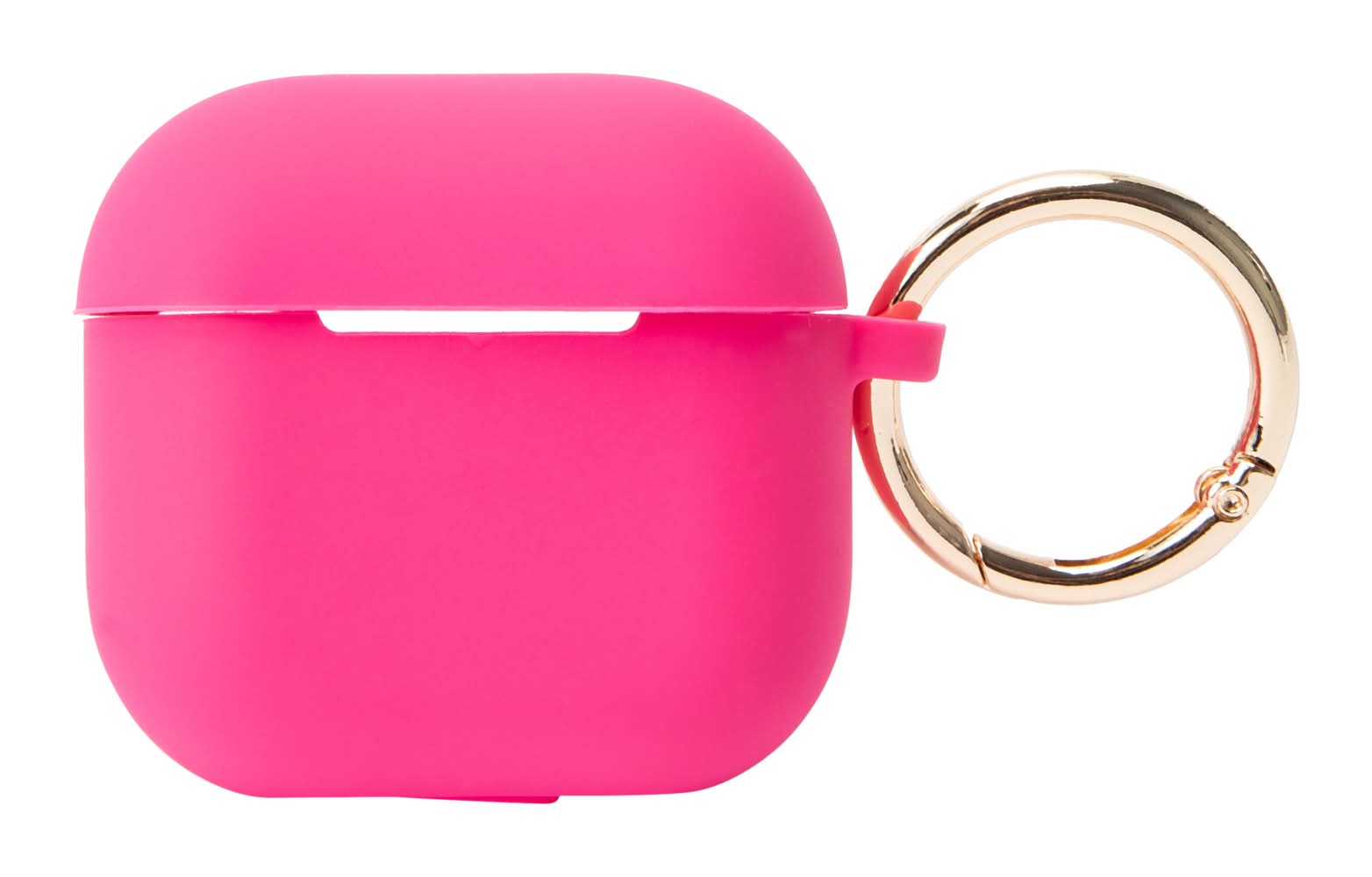 Hype AirPods® 4 Carrying Case With Carabiner Pink