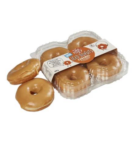 The Happy Donut Co Caramel Donuts 4 pk