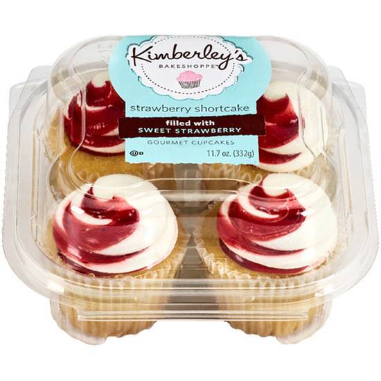 Kimberley's Cupcakes Strawberry Shortcake (4 ct)