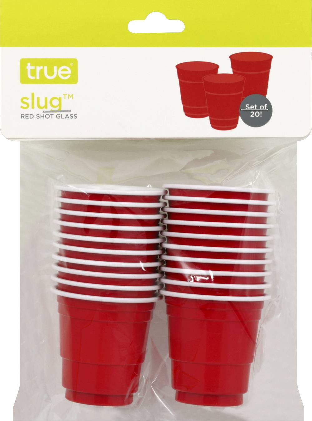 TRUE Slug Red Shot Glass (20 ct)