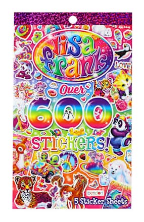 Lisa Frank® Over 600 Stickers Sheet Book Lisa Frank