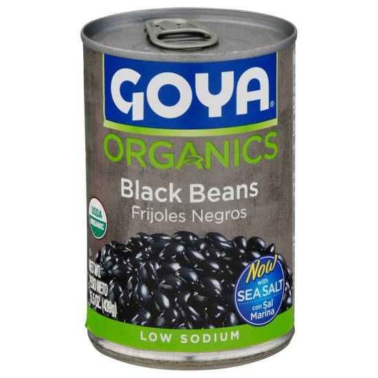 Goya Organics Low Sodium Black Beans