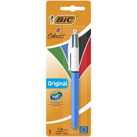 Stylo  à bille Original 4 colours pointe moyenne BIC - le stylo