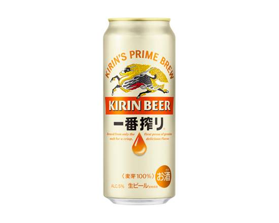 03866：キリン 一番搾り 500ML缶 / Kirin Ichiban Shibori