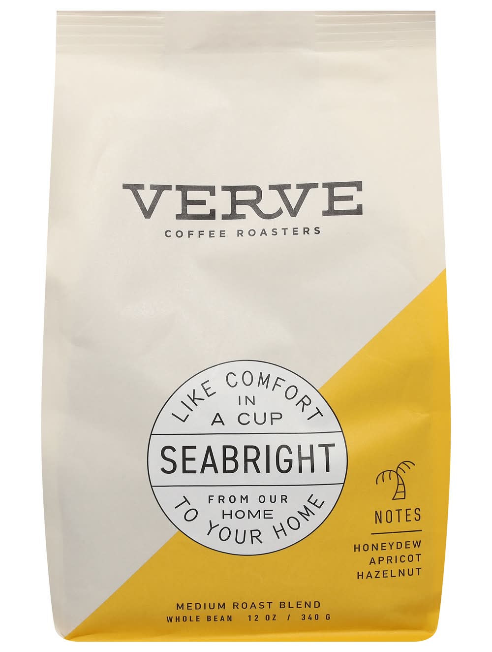 Verve Coffee Roasters Seabright Whole Bean Medium Roast Blend Coffee (12 oz)