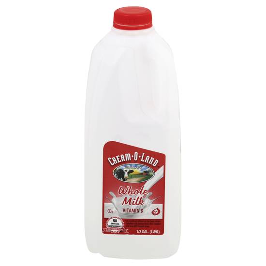 Cream-O-Land Whole Milk (1/2 gal)