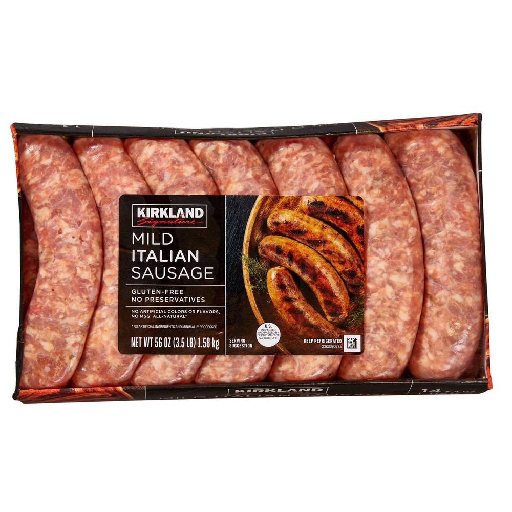 Kirkland Signature Mild Italian Sausage, 56 oz