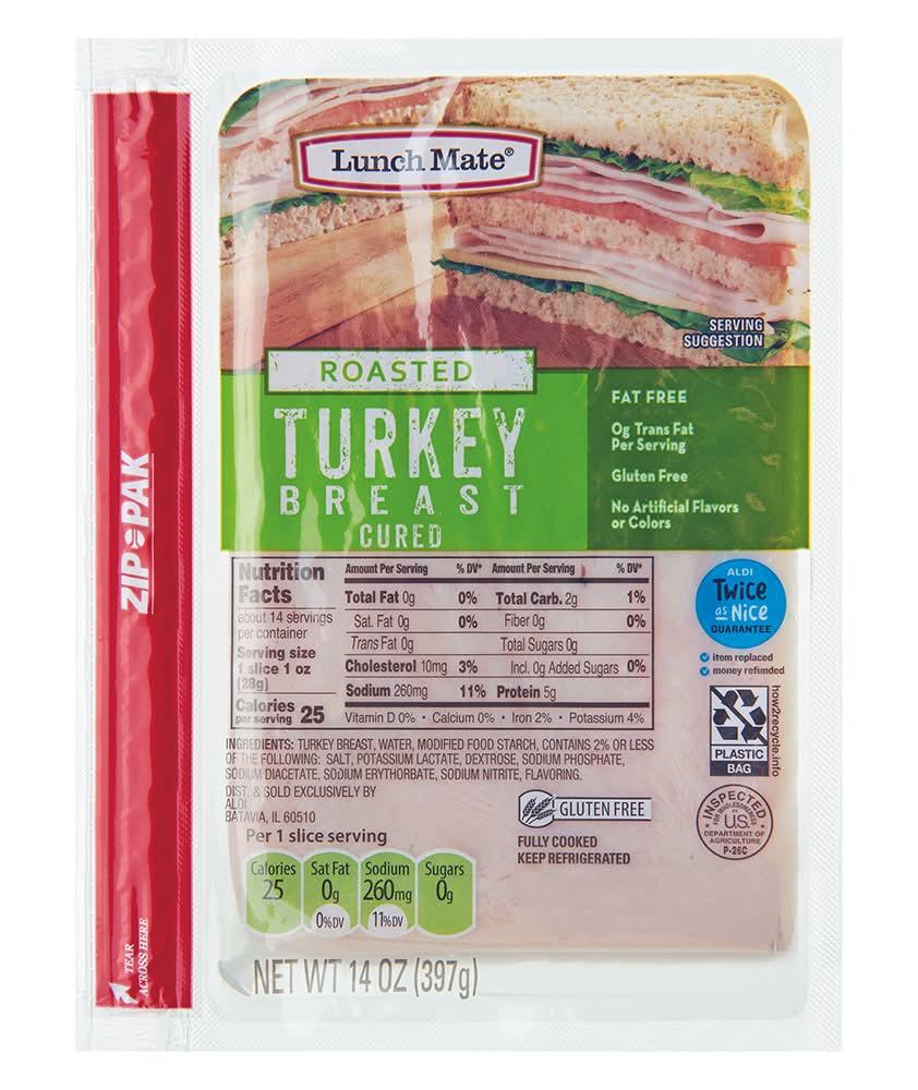 Lunch Mate Honey Smoked Roasted Turkey Breast (14 oz)