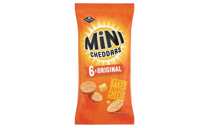 Mini Cheddars Original 23g x 6 pack (403926)
