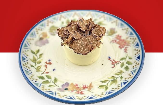 Panna cotta con tartufo al cioccolato