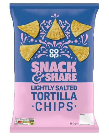 Co-op Lightly Salted Tortilla Chips 180g