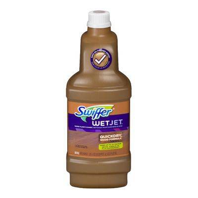 Swiffer Wood Floor Refill Cleaner, Wet Jet (1.25 L)