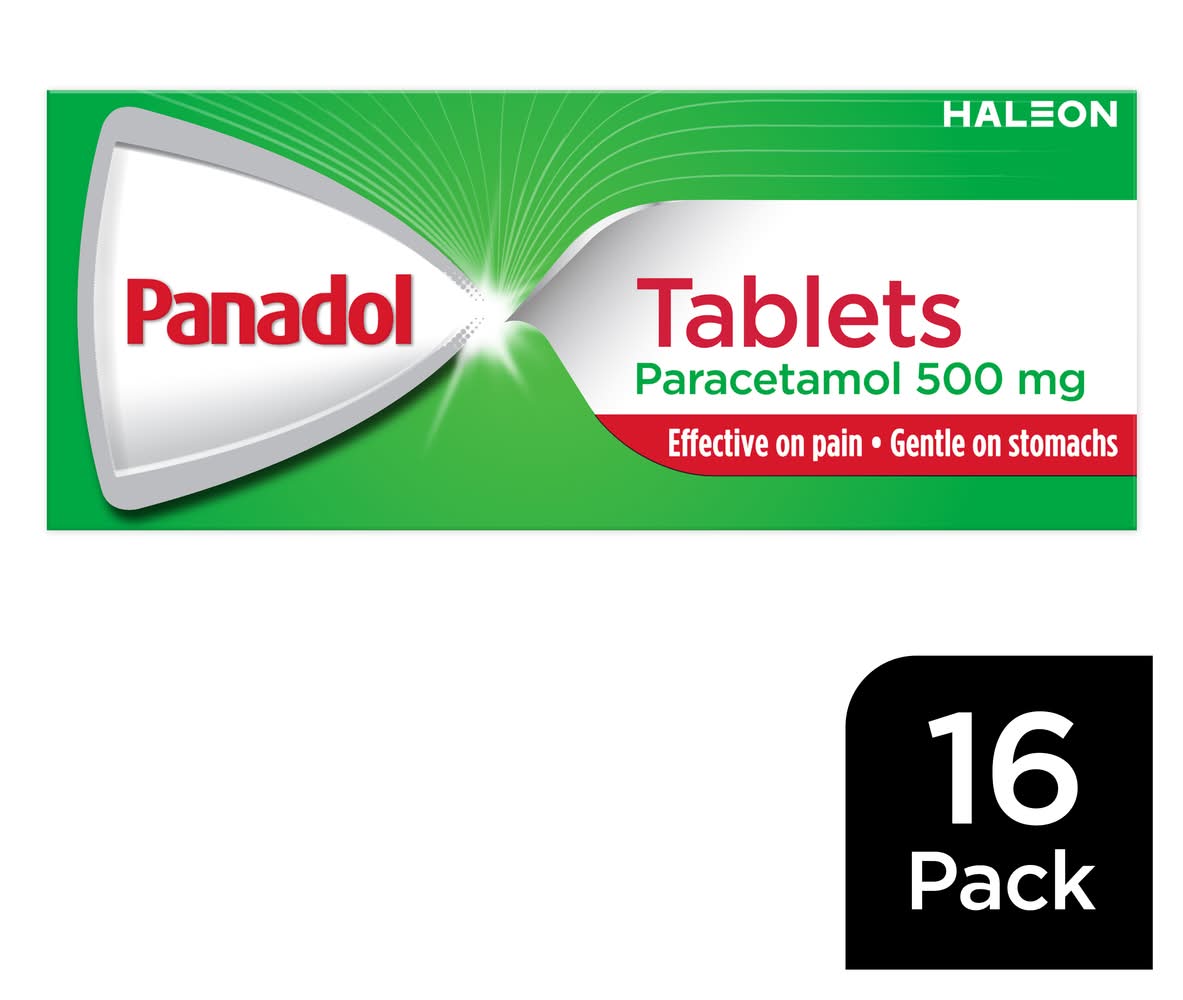 Panadol Paracetamol Tablets 500 mg (16 pack)