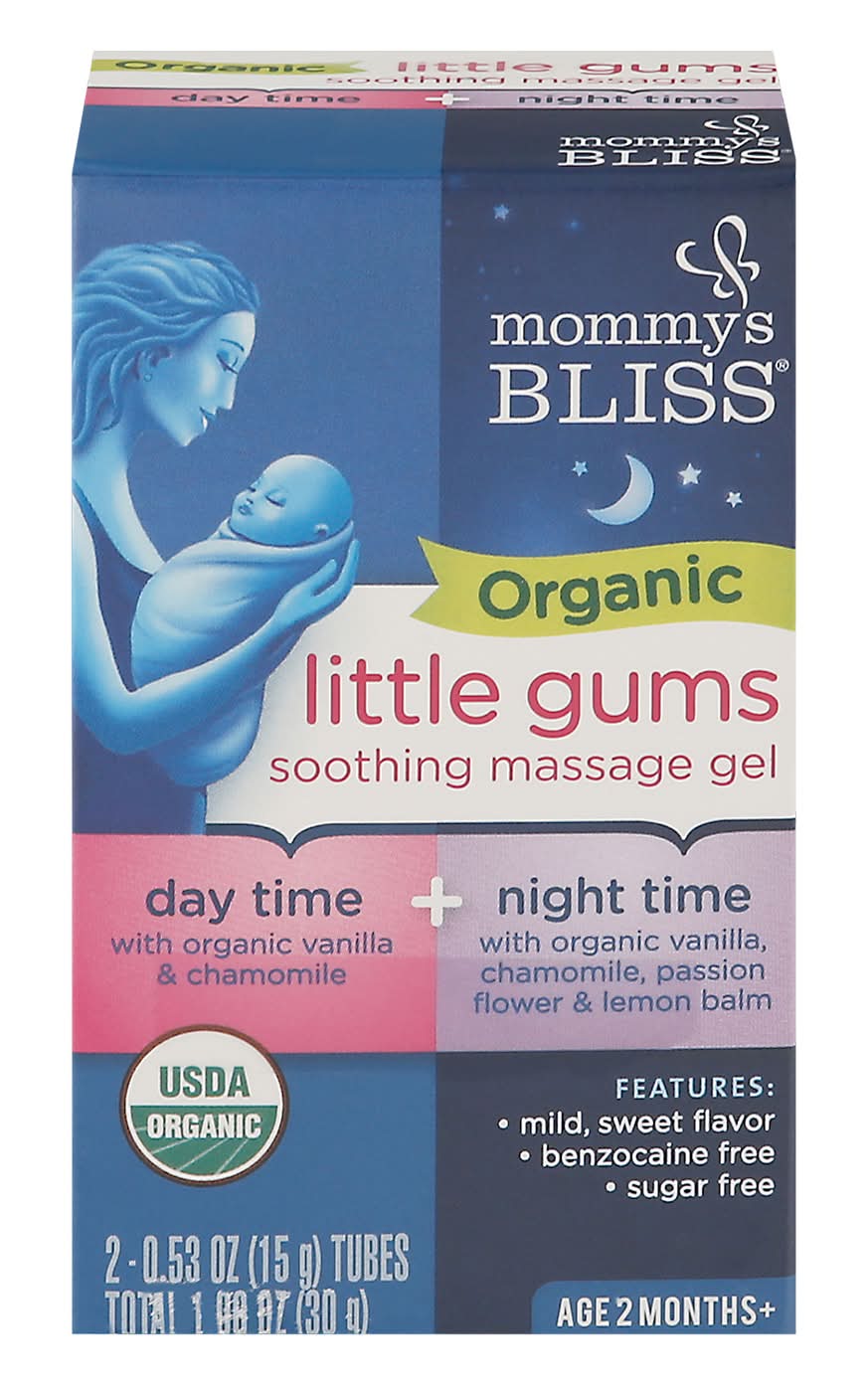 Mommy's Bliss Organic Day Time + Night Time Little Gums Gel (1.1 oz)