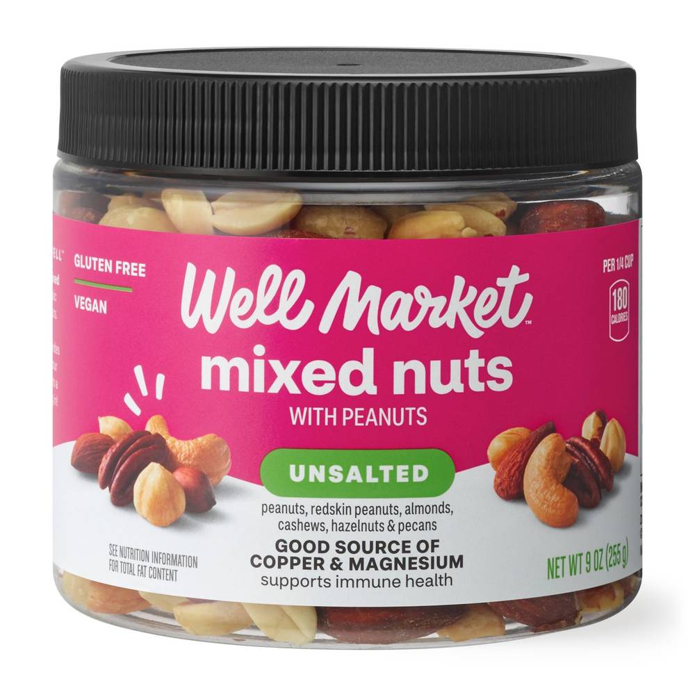 Well Market Mixed Nuts With Peanuts (9 oz)